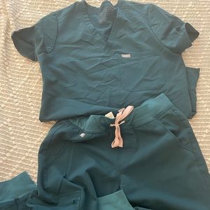 Figs Scrub Set CARIBBEAN BLUE